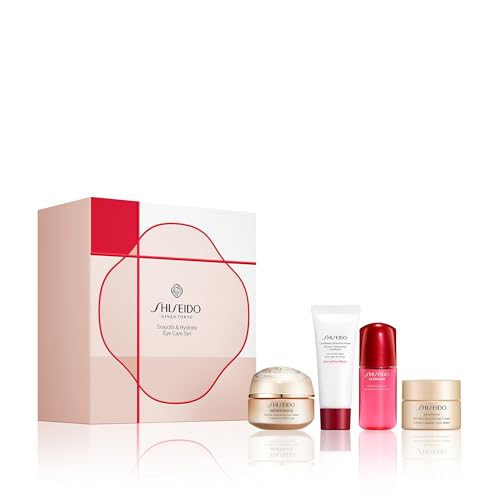 Shiseido Smooth & Hydrate Eye Care Set - Clarifying Cleansing Foam (15mL), Ultimune Power Infusing Serum (10mL), Benefiance Wrinkle Smoothing Cream (30mL) & Eye Cream (15mL) - $145 Value