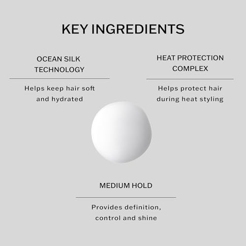 SACHAJUAN Citrus Styling Cream & Heat Protectant for Curly & Straight Hair 4.2 oz