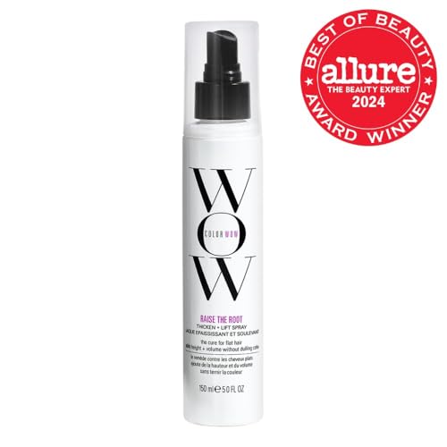 COLOR WOW Raise the Root Thicken + Lift Spray - All-Day Volume for Fine, Flat Hair without dulling color
