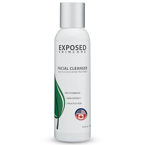 Acne Facial Cleanser with 0.5% Salicylic Acid for Clear, Smoother Skin