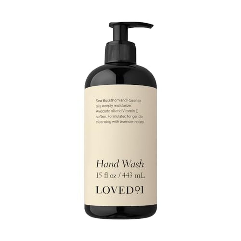 Loved01 Hand Wash, John Legend Skincare, Liquid Hand Soap, Gentle & Hydrating, Cruelty-Free, Oprah's Favorite Things, Formulated with Nourishing Oils, First Love Lavender Scent, 15 oz