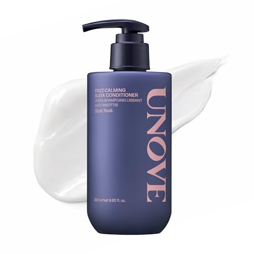 UNOVE Frizz-Calming Sleek Conditioner 9.8 Fl Oz Blush Musk