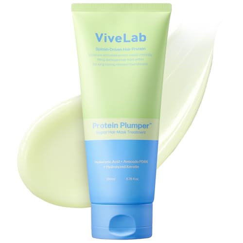 ViveLab Avocado PDRN Deep Repair Hair Mask - 72H Keratin Conditioning Treatment for Damaged Hair
