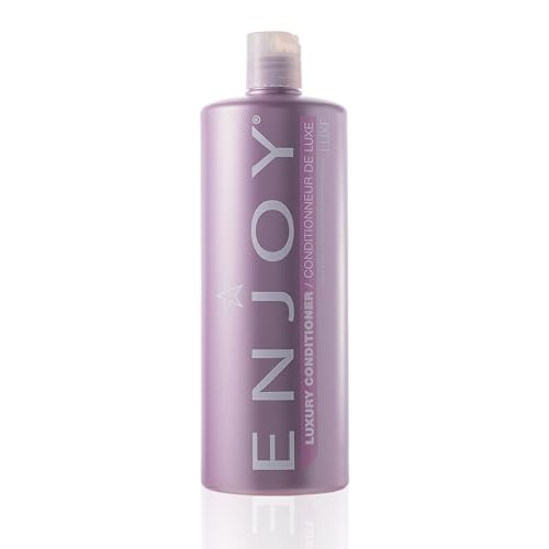 Enjoy Luxury Conditioner 33.8 Fl Oz - Hydrating Frizz Control for Thick Curly Hair