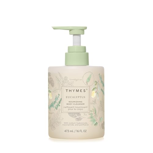 Moisturizing Body Wash with Eucalyptus & Lemon - Large Pump Bottle - Hydrating Cleanser
