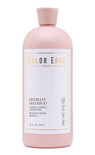Color Edge Hydrate Shampoo 32oz - Restorative, Color Safe Hair Cleanser