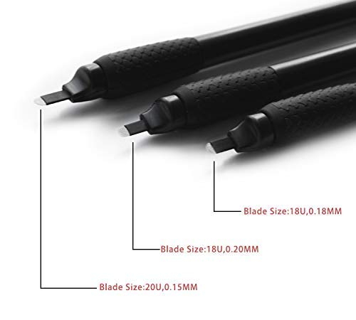 Microblading Pen Set U18 Nano .15mm - 10 Disposable Microblading Pens