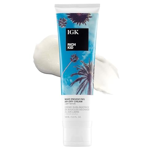 Rich Kid Wave Enhancing Air-Dry Cream for Wavy & Curly Hair - 5 Fl Oz