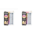 KISS imPRESS Falsies False Eyelashes, Natural' 12 mm & Voluminous' 14 mm, 20 Clusters & Applicator
