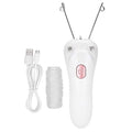 Threading Hair Removal, Hair Remover Electric Face Eyebrow Threading Epilator USB Charging Cotton Thread Depilation Machine Device for Women Girls Ladies ()