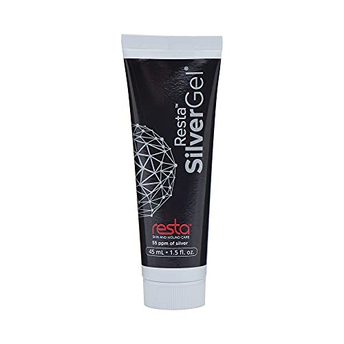 Silver Hydrogel Wound Gel - 1.5 oz Tube for First Aid & Skin Healing