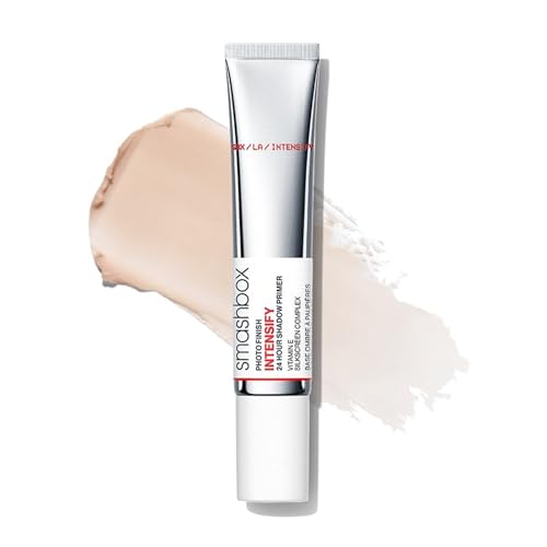 Smashbox Eye Primer - 24H Long-Lasting Eyeshadow Base with Vitamin E, Crease & Smudge Resistant, 0.34 Fl Oz