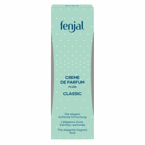 Miss Fenjal Classic Perfume Cream 100ml with Orange & Green Tea Notes - Moisturizing Fragrance for Women
