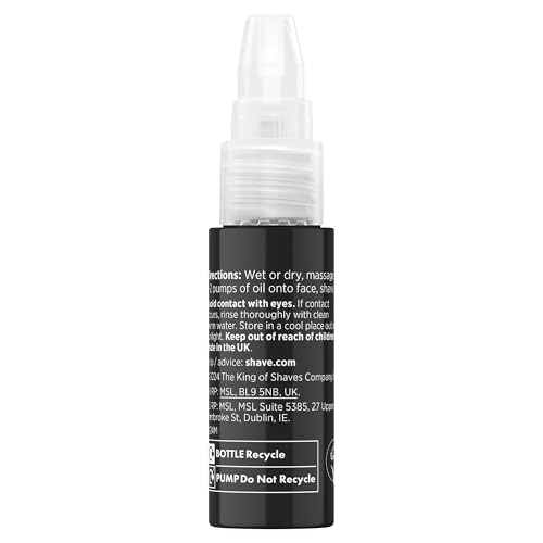 2 Fl Oz Sensitive Shaving Oil Duo Pack - Vitamin E & Tea Tree for Smooth, Precise Shaving