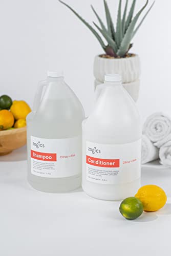 Conditioner Refill 1 Gallon Citrus Aloe for Hair & Spa - Zogics