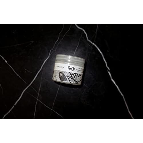 R+Co HYPERLINK Fiber Stretch Pomade ? Hair Styling Pomade for Hold & Flexibility, Adds Texture & Definition, All Hair Types