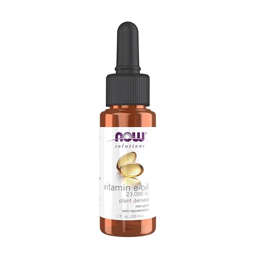 NOW Foods Solutions, E-Oil 23,000 IU, Natural Skin Rejuvenation, Skin Moisturizer, 1-Ounce