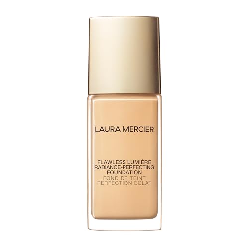 Laura Mercier Flawless Lumi?re Foundation, 15HR Hydration, Medium to Full Coverage, Breathable Formula, Improves the Look of Dull and Dry Skin, Luminous Finish, Non-Comedogenic, Vitamin C Infused
