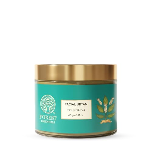 Forest Essentials Soundarya Facial Ubtan - Herbal Skin Nourishing Powder 80g