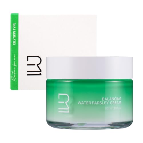 ROUME Balancing Water Parsley Cream 1.69 fl.oz. (50ml) ? Korean Facial Moisturizer for Oily Skin, Pore Refining & Sebum Control, with 33,975ppm Water Parsley Extract, Brightening & Anti-Wrinkle