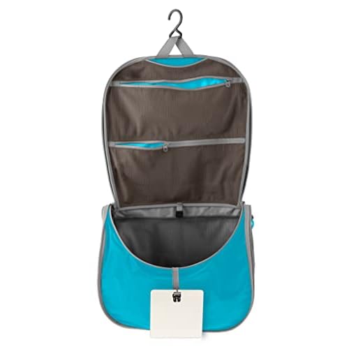 Sea to Summit Large Hanging Toiletry Bag, Travel Organizer for Men and Women, Atoll Blue