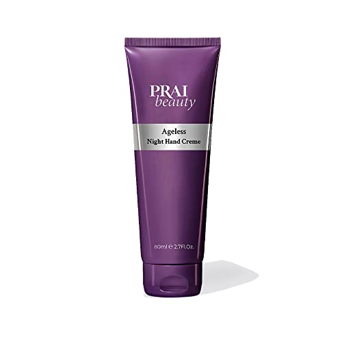 Night Crème - PRAI Ageless Night Hand Cream for Dry & Cracked Hands, Vegan, Paraben-Free, 2.7 Fl Oz