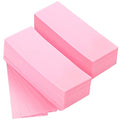 Maitys Waxing Strips, 200 Pieces Pink Non-Woven Removal Wax Strip Facial Body Wax Strip Sheet for Legs, Bikini Cleaning and Removal