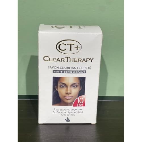 CT+ Clear Therapy Skin Lightening Set, 3-Piece Beauty Kit with Lotion, Soap and Serum, 10 Day Treatment