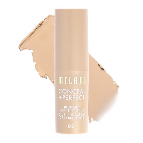 Milani Conceal + Perfect - Skin Tint Stick, Blur Out Tinted Moisturizer Makeup, Shade 03