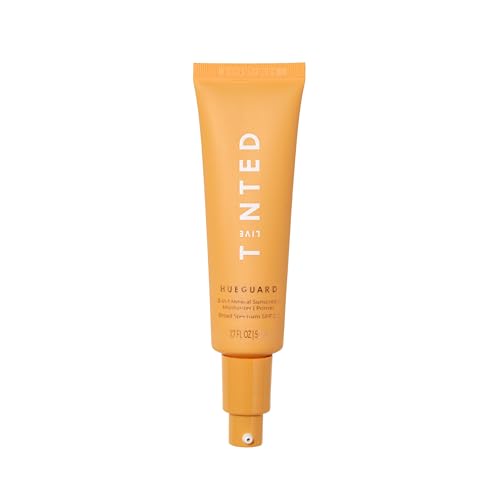 Live Tinted Hueguard¢ç 3-in-1 Mineral Sunscreen, Moisturizer, & Primer for Face and Body - Hydrate and Protect the Skin Year Round - SPF 30 to Protect Against UVA/UVB Rays, 1.7 Fl Oz