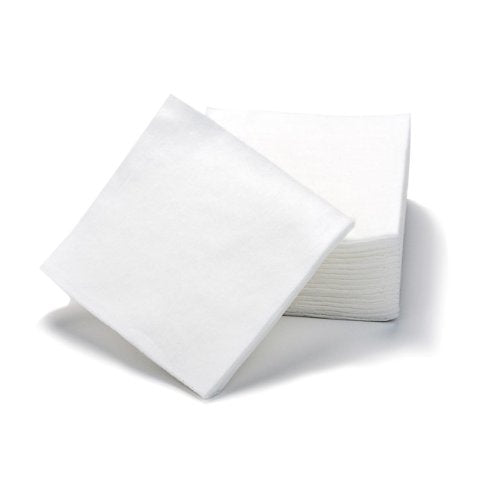 Cotton Pads 4x4 Inch 2-Ply Natural Cotton Swabs for Skin Care - 100 Count