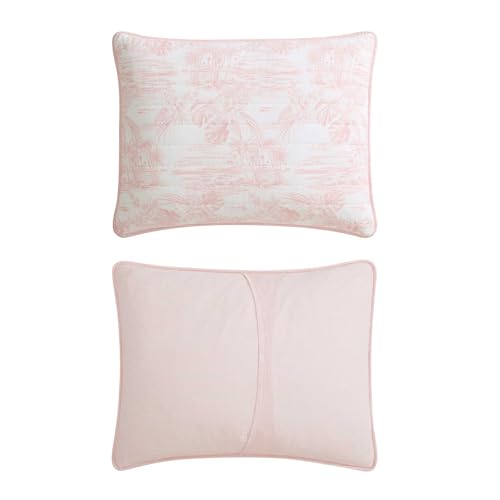 Queen Lightweight Cotton Quilt Set - Tropical Inspired Bedding with Shams