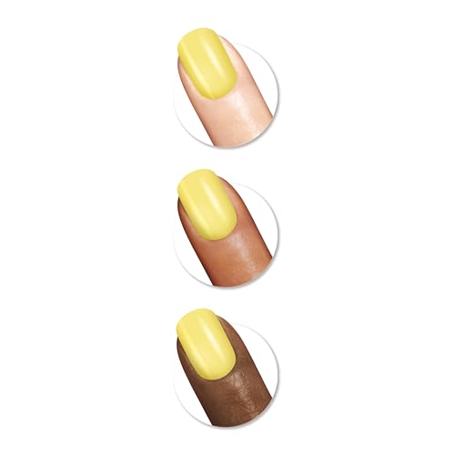 Sally Hansen Insta-Dri Despicable Me Nail Polish | Quick Dry, Long Lasting, Streak-Free Shine | Opaque, Glossy | 770 Hella Yella | Yellow Nail Color
