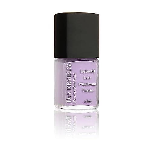 Dr¡¯s Remedy 4 Pack Nail Polish Treatment, COMEBACK Collection, Non Toxic and Organic All Natural Enriched Nail Strengthener - BALANCING Biotin Gummies/TOTAL Two-in-One/LYRICAL Lilac/SERENITY Sage