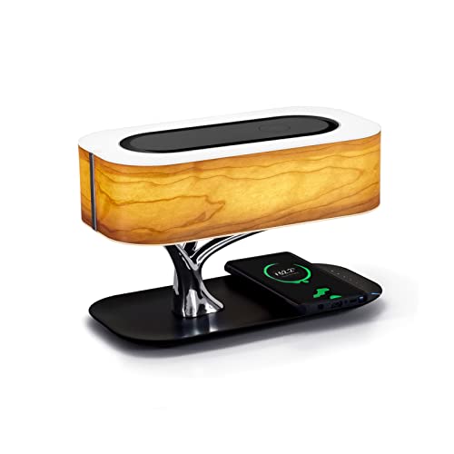 Masdio Light of Tree Bedside Lamp with Bluetooth Speaker & Wireless Charger – Variation: Light of Tree(Plus)