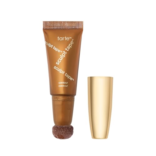 tarte sculpt tape contour ? Lightweight Cream Bronzer with Shea Butter for Blendable, Buildable Contour & Natural Looking Sculpted Glow, Vegan & Cruelty Free