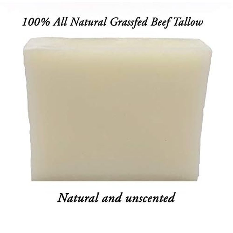 EST'D 2004 HC Meadow Bloom Tallow Bar Soap - Unscented 2 Pack - Made with All Natural 100% Grass Fed Tallow Handmade Soap Bar - Great for Face or Body Soap