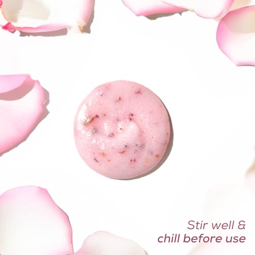 Milk and Rose Body Scrub | In-Shower Moisturizer with Hydrating Coconut Oil, Calming Roses, Shea Butter | Gentle Body Exfoliation Skincare | 9 Oz (1 Pack)