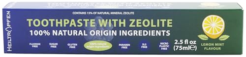 Zeolite Toothpaste 2.5 Fl Oz Pack of 3 Fluor-Free Natural Mineral Oral Care
