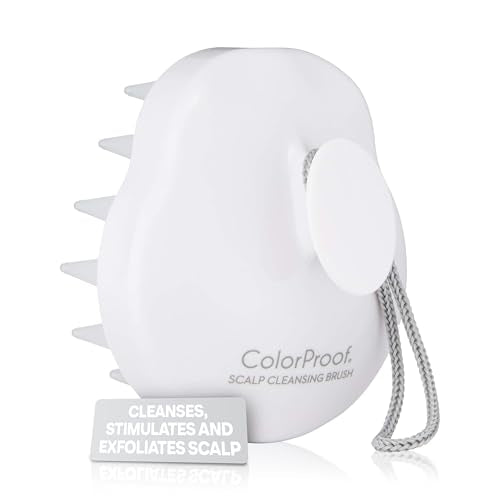 Colorproof Scalp Cleansing Brush for Optimal Hair Health ? Scalp Scrubber for Deep Cleansing ? Removes Buildup & Impurities, Promotes Shinier & Stronger Hair