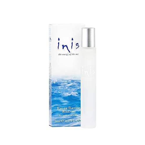 Unisex Roll-On Perfume - Fresh Citrus & Marine Scent, 0.27 Fl Oz