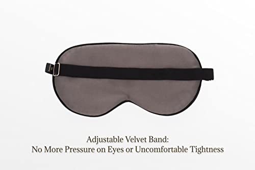 Beauty of Orient Midnight 25 Momme Mulberry Silk Eye Mask for Sleeping - Premium Comfort & Light Blocking