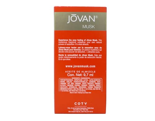 Jovan Musk Oil 0.33 oz - Classic Fragrance For Men
