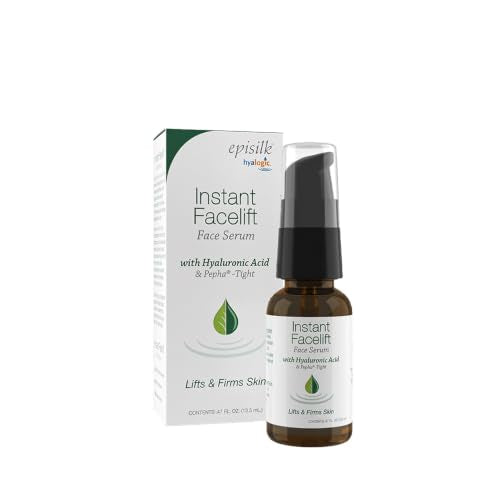 Hyalogic Instant Facelift Serum 0.47 Fl Oz with Hyaluronic Acid & Pepha-Tight - Skin Firming & Wrinkle Reduction