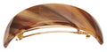 Extra Volume Caramel Horn Barrette - Thick Hair Claw, French Twist Accessory
