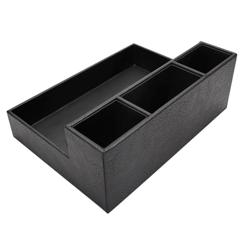 Barber Storage Box,Hairdressing Tool Holder, Multifunctional Detachable Large Storage Box, Shear Holder PU Leather Salon Scissors Holder, Hair Cutting Tools Storage Case for Barber Accessories(Small)