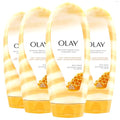 Olay Body Wash for Women Shea Butter & Manuka Honey, Moisturizing, 18 fl oz Pack of 4