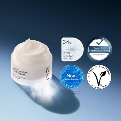 OHIR White Camellia Glutathione Face Cream 50ml Hydrating Brightening Skincare