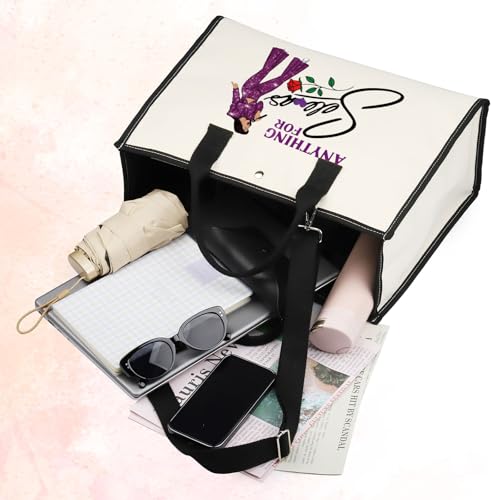 BWWKTOP Music Lover Cosmetic Bag Singer Fans Gift Music Album Gifts Singer Fans Zipper Pouch Bag Singer Merandise (anything for BG)