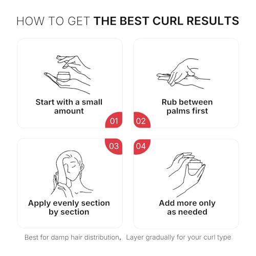 Karseell Curl Defining Cream 16.9 oz – Leave-In Styling for All Curl Types